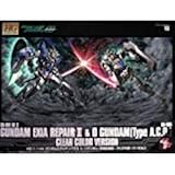 【ガンプラEXPO限定】 HG 1/144 エクシアリペアII＆0ガンダム（実戦配備型）クリアカラーバージョン