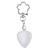 KIZAI キザイ QC0362-B ギターピック収納ケース ピック透明コレクションボックス (【1個】シルバー桜)