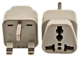 VCT VP-102 - Universal Plug Adapter Converts Plugs into Grounded UK [並行輸入品]