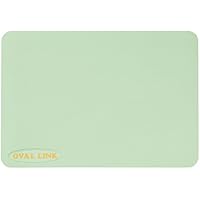 オーバルリンク(浴室用マット) ライトグリーン M /8-6552-01