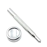 KUKU工房 ジャンパーホック打ち具 【ホック打ち具・万能打ち台】 2点セット (15mm用)