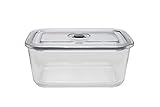 Click Clack Cook &ストア長方形ストレージ製品、1.5 L / 1.6 Quart、チャコール