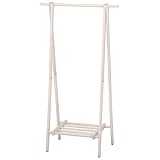 不二貿易 木製ハンガー ジョイント 幅80cm ホワイト 12968