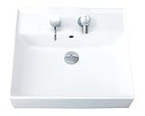 LIXIL(リクシル) INAX 洗面器 ベッセル・壁付兼用式 ピュアホワイト L-555FC/BW1