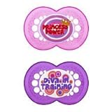 MAM Attitude Pacifier - BPA Free - 6+ months - 2 pk - Natural Beauty / Diva by MAM Baby [並行輸入品]