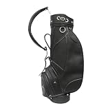 Piel 8242-BLK 9" Black Polyethylene Deluxe Golf Bag