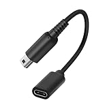 3DS 充電器 充電ケーブル USB電源コード USB Type-C変換ケーブル 充電用 3DS XL/3DS LL/New 3DS/3DS XL/3DS/New 2DS LL/2DS XL/2DS/DSi/DSi XLなど用 耐久性あり 17.5cm（ブラック）