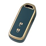 [Kinotaka] ホンダ N-WGN車用 スマートキーケース 2ボタンNBOX N-VAN N-ONE Nワゴン Nワン など適合TPU製キーカバー (ブルー)