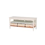 エレガントな彫刻　アンティーク風リビングボード　（バスケット3個付）　ＳＩｓｉＲＴＶ44167966ｉｓ