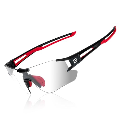 ROCKBROS 調光サングラス 10125 紫外線で色が変わる高機能レンズ