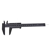 Perfk 高品質　ミニ　プラスチック　150mm　スライディング　定規　精密　測定ツール　ノギス　ゲージ　ルーラー　2個　