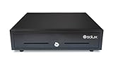 SOLUX Point of Sales POS System Cash Drawer Steel Heavy Duty RJ11 RJ12 Key-Lock 5 Bills 8 Coins remo