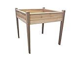 Tierra Garden 4431 Square Red Cedar Raised Garden Bed [並行輸入品]