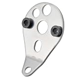 デイトナ(Daytona) バイク メーターステー 取付幅45mm 取付M10 防振ラバー ステンレス製 センター/30°曲げ 71635
