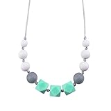 Blulu Baby Silicone Teething Necklace for Mom to Wear [並行輸入品]