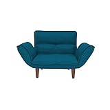 タスクブルー／【1人掛】 ソファ リクライニング 15色 座りやすさ 機能性 リビング コンパクト 使いやすい 1人暮らし ワンルーム