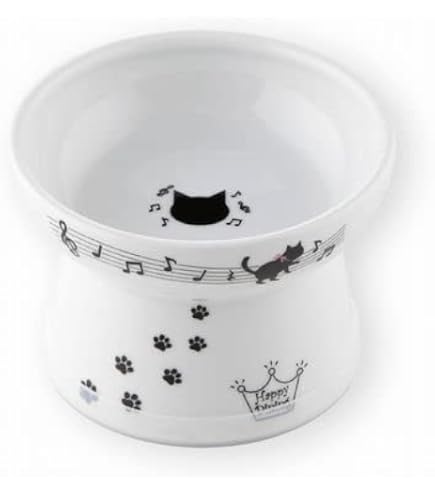 Amazon | 猫壱 ハッピーダイニング 猫用 脚付フードボウル プチ