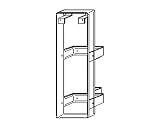消火器ケース　ﾌﾞﾗｹｯﾄ-0010(全埋) BRN-0010 995x300　ユニオン UNION