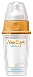 MilkBank BPA Free Insulated Feeding Bottles 4.5 oz Single Pack by Dexbaby [並行輸入品]
