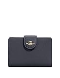 COACH ミディアムレザー コーナージップウォレット ミッドナイトスタイル #6390