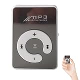 クリップMP3プレーヤー8GB -Compact Music Player、ウェアラブルオーディオデバイス|ランニングのためのMiniesMP3プレーヤー、スーパーライトミュージックプレーヤー、充電式デジタルMP3、ポータブルスポーツMP3プレーヤー