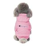 ペット服 犬の冬服 犬服 パーカー犬洋服 犬服 犬の服 ドッグウェア パーカー 犬用コスチューム 可愛い ペットウェア 小中型犬服 わんちゃんのお洋服 秋冬用 人気 ハロウィン クリスマス 大型犬 小型犬 中型犬 お散歩 格好いい お出かけ ピンク M