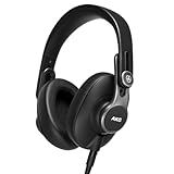 AKG Pro Audio K371 有線オーバーイヤー クローズドバック 折りたたみ式プロフェッショナルレコーディングスタジオヘッドホン スタジオモニターミキシングポッドキャスト DJステレオヘッドセット ブラック