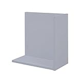 JKプラン Wallrest　壁に付けられる棚 壁掛けＬ型ラック（ホッチキスで簡単取り付け） ホワイト FAP-0023-WH