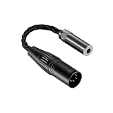 luxferre xlr 3.5 mm 変換 4 pin xlr to 3.5 mm ケーブル 3.5 mm to 4 pin xlr 変換 ケーブル xlr 4 ピン 3.5 mm メス キャノン 4 ピン xlr ケーブル 延長 コード xlr キャノン スピーカー xlr アンプ (3.5mm 3Pole Female)