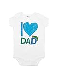 Out of Print World Eric Carle I Love Dad The Very Hungry Caterpillar Baby Bodysuit 6 Months [並行輸入品]