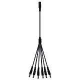 LEDテープ用 分岐ケーブル 6分岐 DCジャック 分岐仕様 コネクタ 12V 3528SMD 5050SMD 変換コネクタ / 分岐 / 並列 / DCジャック / 変換 / 3528 5050 S