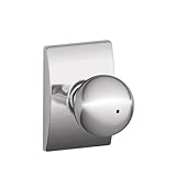 Schlage F40ORB625CEN Century Collection Orbit Privacy Knob, Bright Chrome Schlage Lock Company [並行輸入