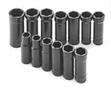 SK Hand Tool 846 1/2-Inch Drive Deep Socket Turbo, 3/8-Inch [並行輸入品]