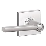Schlage j40-sol-col SolsticeプライバシードアレバーSet with Decorativeコルトントリム、ポリッシュクローム