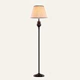 ADDAS フロアランプ居間ベッドサイドランプレトロ垂直ライトスタディアイロンフロアランプベッドルームフロアランプ