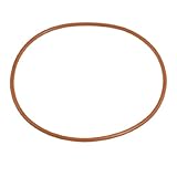 uxcell Oリング　Oリンググロメット　120mmの外径　3.5mmの厚さ　ブリックレッド　柔軟なシリコーン