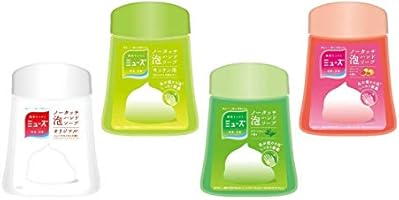 薬用せっけんミューズ ノータッチ 泡 ハンドソープ 詰替 バラエティセット (オリジナル/キッチン/グリーンティー/グレープフルーツ) 250ml×4(オリジナル/キッチン/グリーンティー/グレープフルーツ) 各 約1000回分