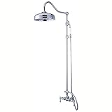 Kingston Brass CCK6171 Vintage Shower Combination, Polished Chrome [並行輸入品]