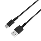 カシムラ USB充電&同期ケーブル 1.2m Type-C ブラック 充電&データ通信 5V3Aのハイパワー充電に対応 NAJ-626