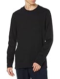 [Amazon Essentials] Tシャツ スリムフィット 長袖 メンズ ブラック XL