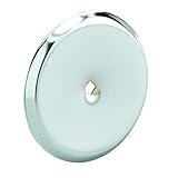 Prime-Line Products MP9202 Cabinet Knob Backplate, 2-13/16 in. Outside Diameter, Stamped Steel, Chro