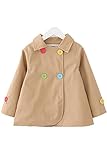(POMAIKAI) トレンチコートキッズ 女の子 男の子 フォーマル アウター コート ( ベージュ 110 )