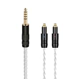 luxferre 4.4mm SRH1840 SRH1540 SRH1440 交換 リケーブル 単結晶銅 高純度銅プラグ 4.4mm バランス ケーブル ヘッドホン ケーブル 24k 金メッキ 4.4mmバランス標準プラグ アップグレード ケーブル NW-WM1A NW-WM1Z NW-ZX300 TA-ZH1ES PHA-2A に対応 (1.2m)