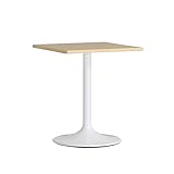 arne テーブル 木製 高さ70cm ダイニングテーブル ソファーテーブル カフェテーブル 会議室 幅60cm straight 600 ナチュラル×ホワイト