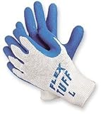 1 Dozen - Flex-Tuff Premium Latex Coated String Gloves - X-Large by Plastex