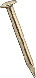National Hardware V7707 3/4" x 15 Ga. Shade Bracket Nails in Brass [並行輸入品]