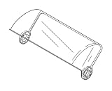 [純正品] パナ製 食器乾燥器用 フタ 中 FDF 1360084 [ 対応機種 ] : FD-S35T3-X 、 FD-S35T4-X 、 FD-S35T1 、 FD-S35G1 、 FD-S35A1 、 FD-S35T2