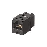 パンドウイットコーポレーション:パンドウイット カテゴリ6A JJアダプタ(RJ45中継用ジャック) 黒 CC6X88BL 型式:CC6X88BL