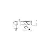 【キャンセル不可】KW10984 φ５．０　こて先　（ＥＡ３０４ＨＤ－５０Ｂ・－５０Ｃ用）