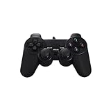 ゲームパッド 有線 PC ゲーム 有線 PS系配置 WinXP/WIN7/WIN8/WIN10 対応 コントローラー ドリフト防止ホール効果スティック搭載 背面ボタン スティックモード切替 高耐久 軽量 ブラック